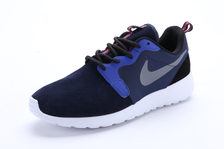 nike rosherun hyp prs qs bleu fonce chaussures noires (1)